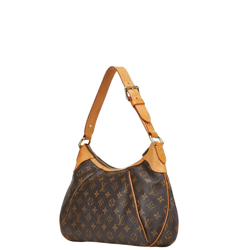 ルイ ヴィトン モノグラム テムズGM ワンショルダーバッグ ハンドバッグ M56383 ブラウン PVC レザー レディース LOUIS VUITTON 【中古】
