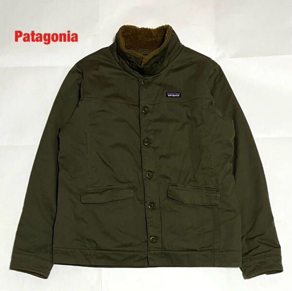 【希少】Patagonia パタゴニア メープルグローブデッキジャケット 裏ボア チンストラップ ブランドロゴ ベトナム製 26996FA22