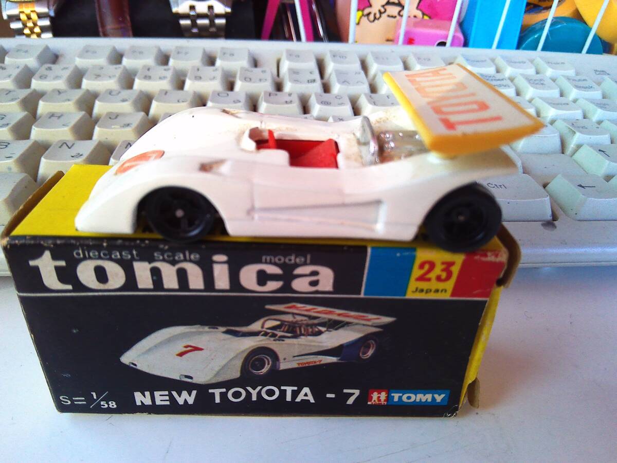 トミカ 黒箱 レア ニュートヨタ-7 23 ミニカー｜Yahoo!フリマ