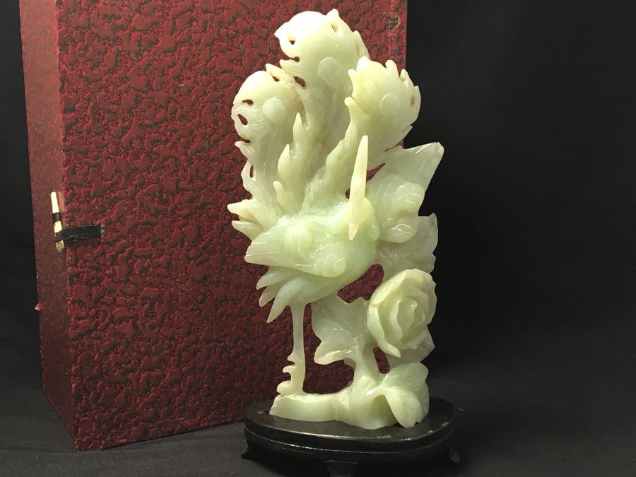 ♢天然石 緑色瑪瑙 蛙 唯一無二の一点物 カエルの秀作 縁起物