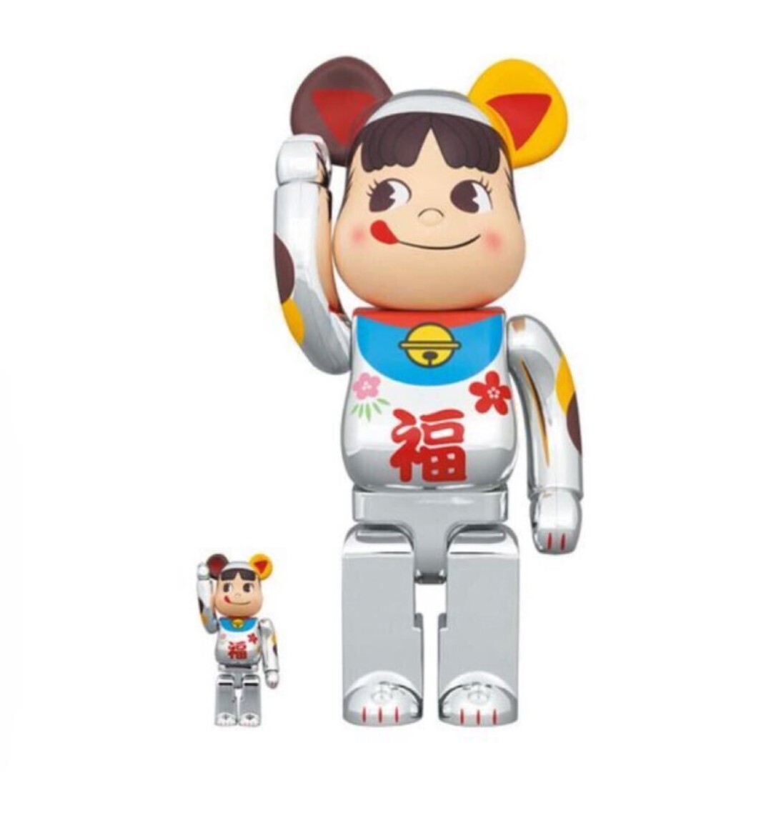 Yahoo!オークション -「be@rbrick 招き猫 ペコちゃん」の落札