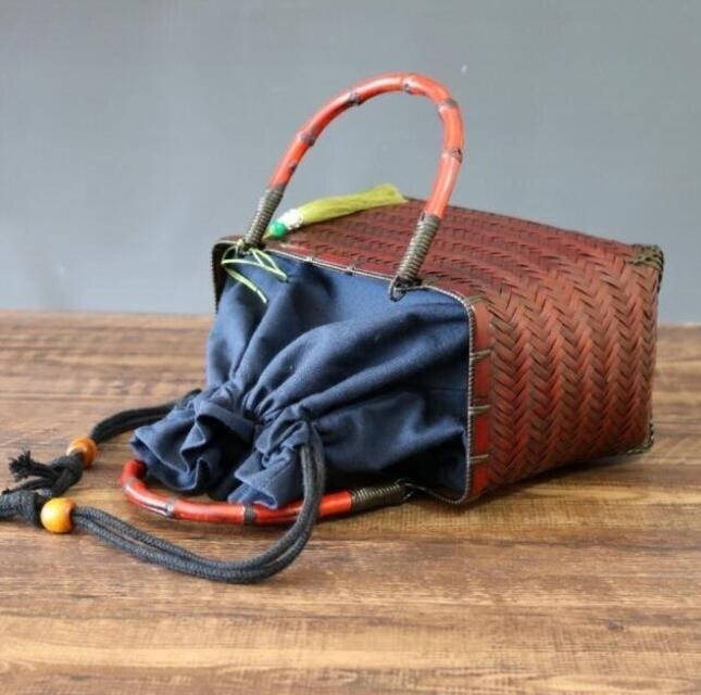 *收納籃*收納*竹編細工籠*竹細工*竹工芸*手作り*竹かごだけです*工芸品