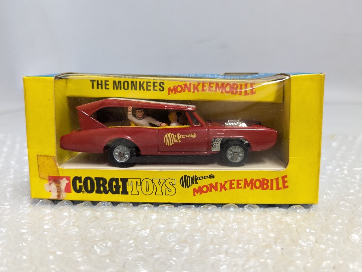 Vintage Corgi Toys Monkeemobile Diecast Car, 1960s Red Model
