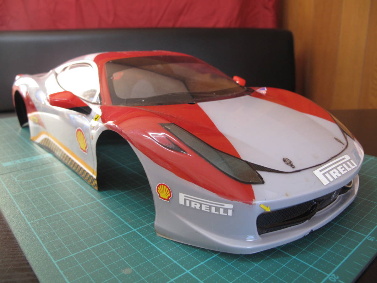 送料無料 1/10 タミヤ フェラーリ 458 チャレンジ ラジコン