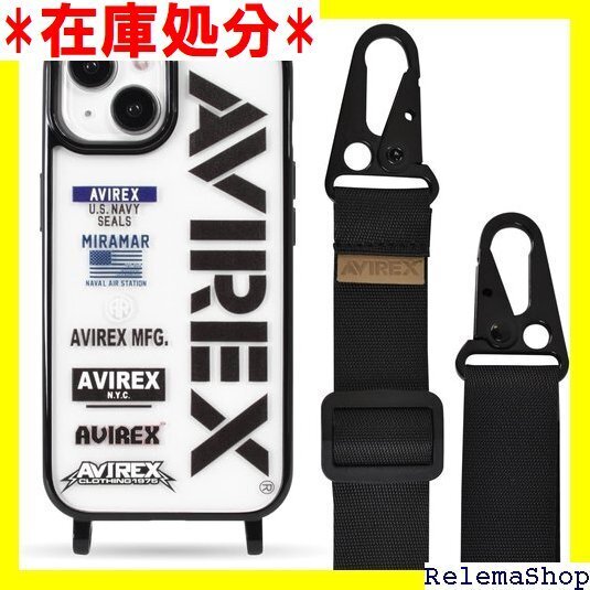 AVIREX iPhone15 対応 ケース ショル 5用 iPhone 15用 ブランド スマホケース ロゴ 1383