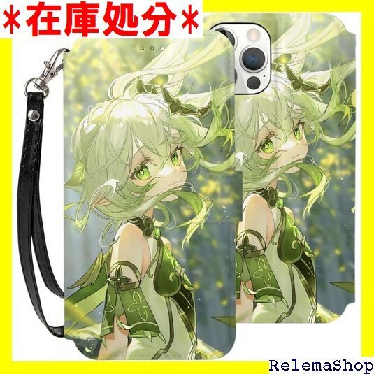 原神 Genshin Impact ナヒーダ 草神 i 手帳型ケース iPhone12手帳型ケース 6.1インチ 1692