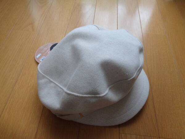 しまむら☆インフルエンサーコラボ☆ゆみ☆yumi☆tal.byyumi☆新品☆キャスケット☆帽子☆キャップ☆淡色☆オフホワイト