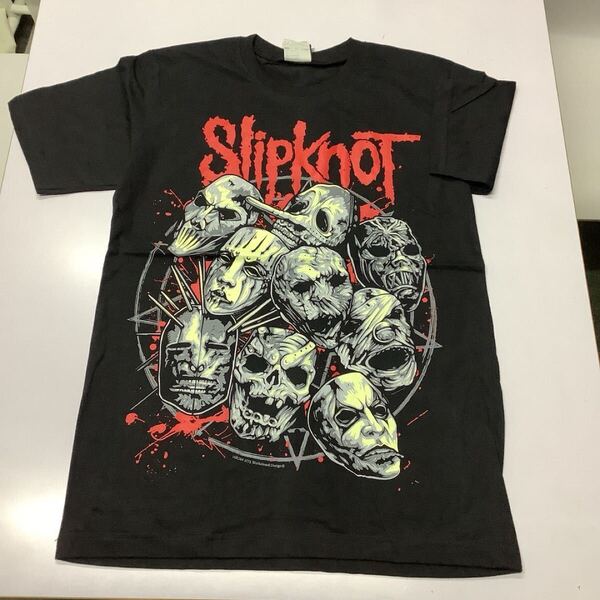SR13A4 スリップノット バンドTシャツ Mサイズ SlipknoT 半袖Tシャツ 黒
