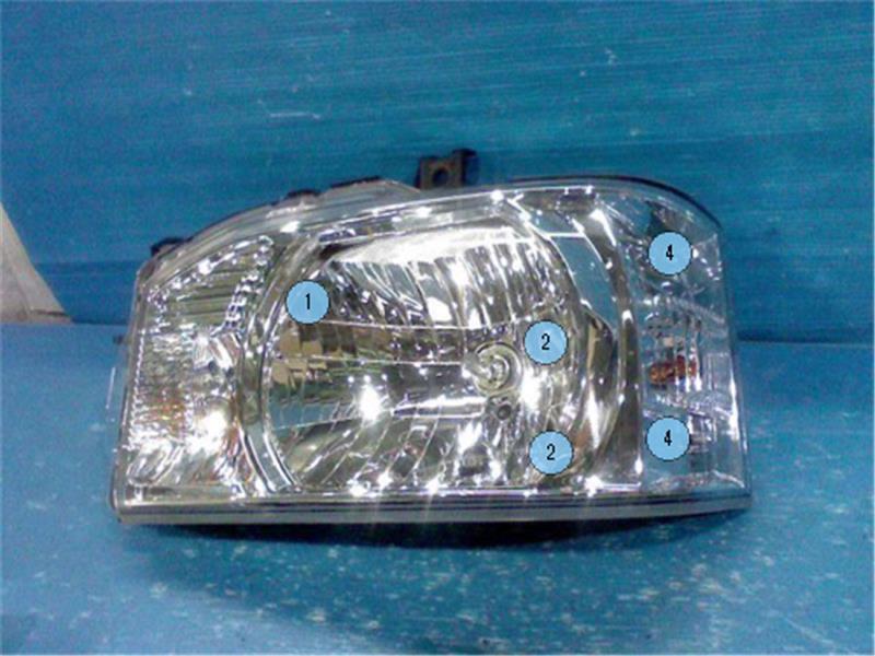 ホンダ 純正 アクティ 《 HA8 》 左ヘッドライト P71000-24006711