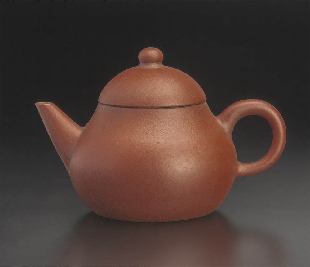 中国 孟臣製 黒泥 漢詩刻 急須 茶壷 M R7562