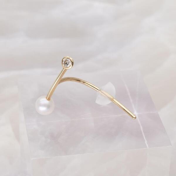35124 ★Hirotaka★ パール ダイヤモンド ピアス