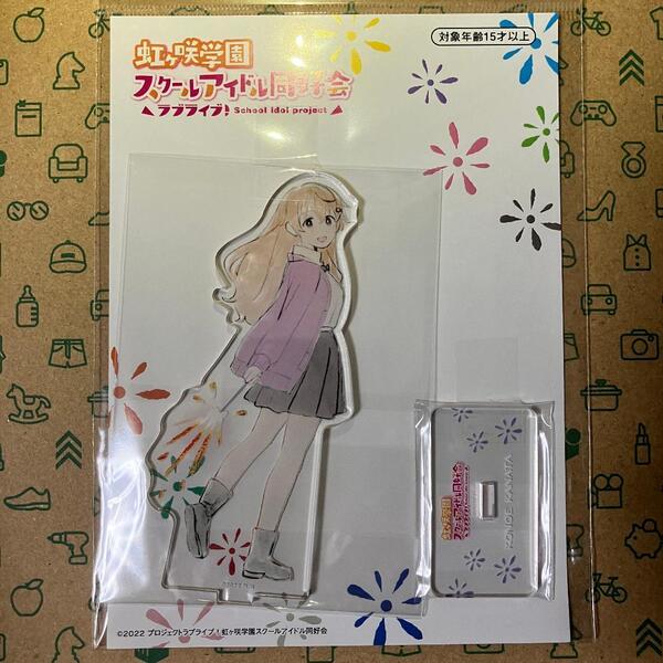近江彼方 アクリルスタンド めばち先生描き下ろし 花火シーン 虹ヶ咲