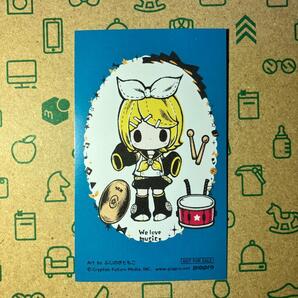 鏡音リン 特製カード 推し処雪ミクコラボ ArtByふじのきともこ