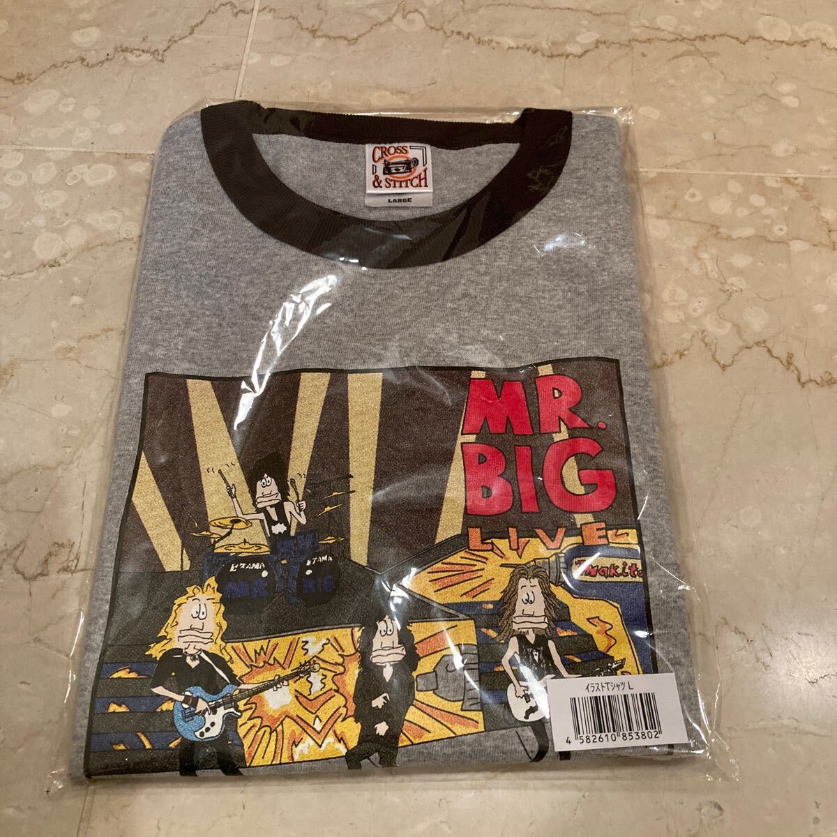 MR.BIG イラストTシャツ Lサイズ & キーホルダー セット Yahoo!オークション -「mr.big tシャツ」の落札相場・落札価格