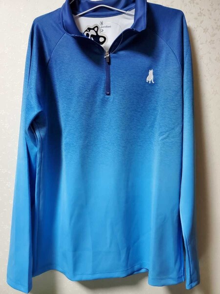 新品【サッカージャンキー フーディMブルー】グラデーション/ジャケット/ジャージ青パーカー川崎フロンターレ横浜FCジュビロ磐田スウェット
