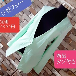 緑 パステルグリーン ミント 長袖 シフォンジャケット スプリングジャケット スプリングコート リゼクシー