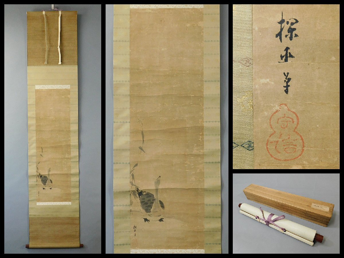 Yahoo!オークション -「狩野探幽」(花鳥、鳥獣) (日本画)の落札