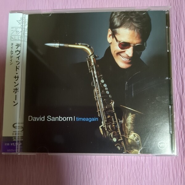 【合わせ買い不可】 タイムアゲイン CD デヴィッドサンボーン/帯付き