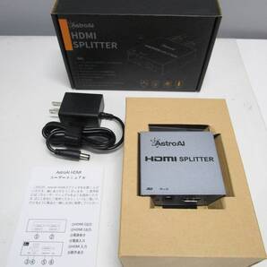 【送料無料】AstroAI HDMI SPLITTER HDMI分配器 4K 1入力2出力 中古品