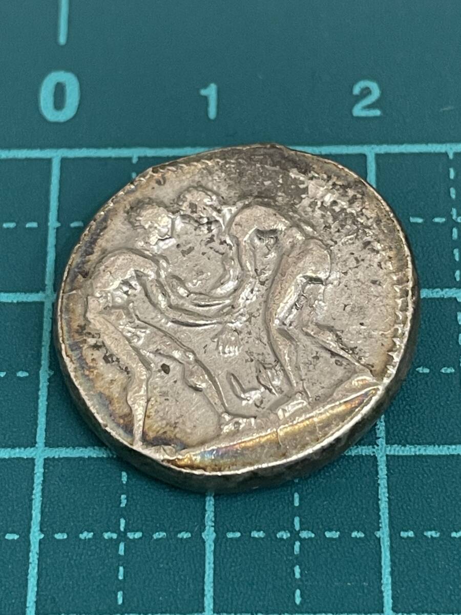 古代ギリシャ ステーター銀貨 パンフィリア・アスペンドス 古代
