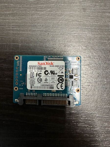 「1FX」SanDisk SDSA5AK-016G 内蔵 Half Slim SATA 16GB SSD(250214)