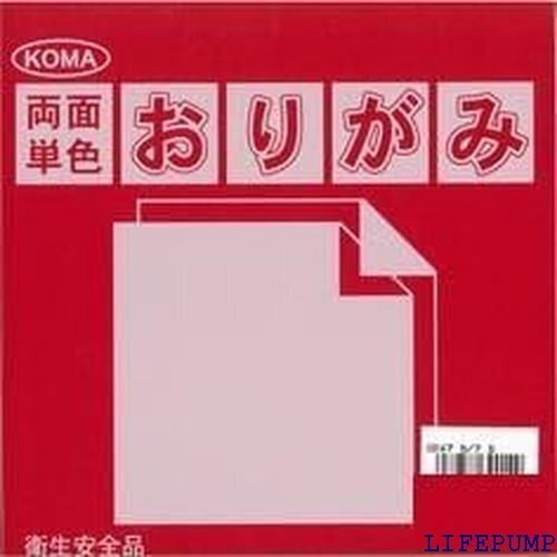 両面同色おりがみ15cmあか 100枚入り 7292
