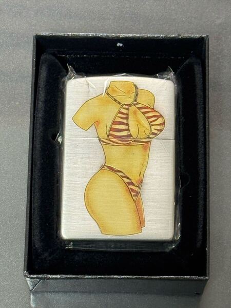 zippo 虎柄 ビキニ セクシーガール sexy girl 水着 2003年製 silver シルバー デットストック ケース 保証書
