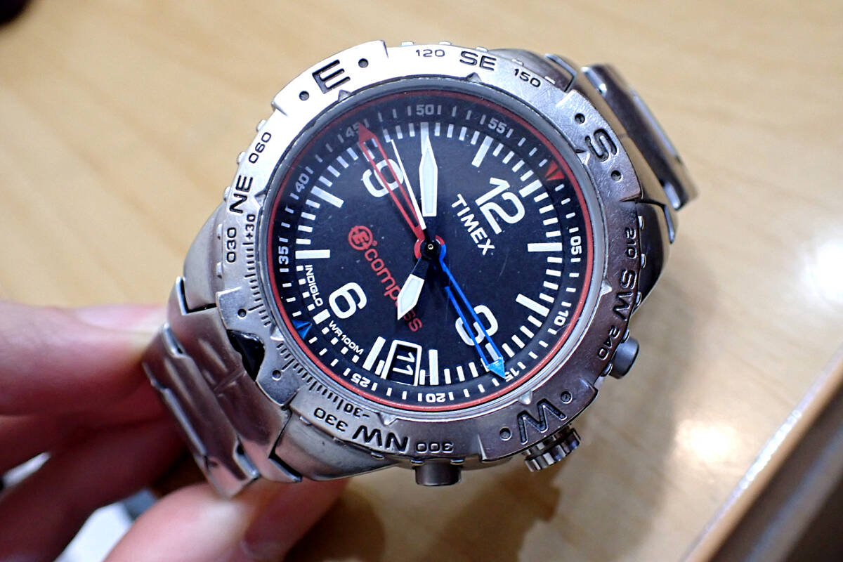 大きい割引 Yahoo!オークション コンパス」の落札相場・落札価格 時計 -「timex タイメックス