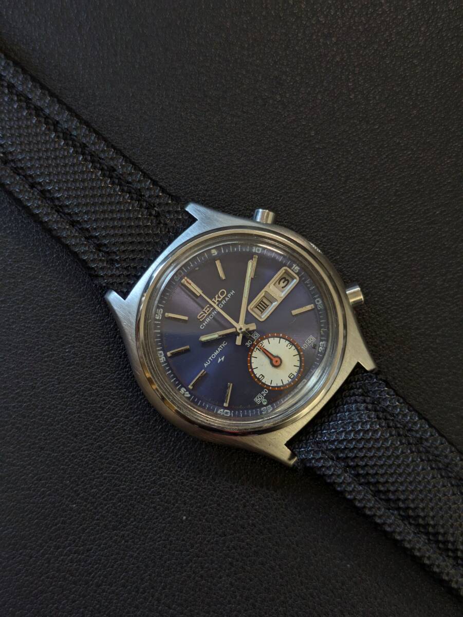 ○セイコー SEIKO 同軸クロノ TWO IN ONE 7016-7000 サーモン