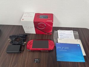 SONY PSP-3000 プレイステーションポータブル ラディアンレッド