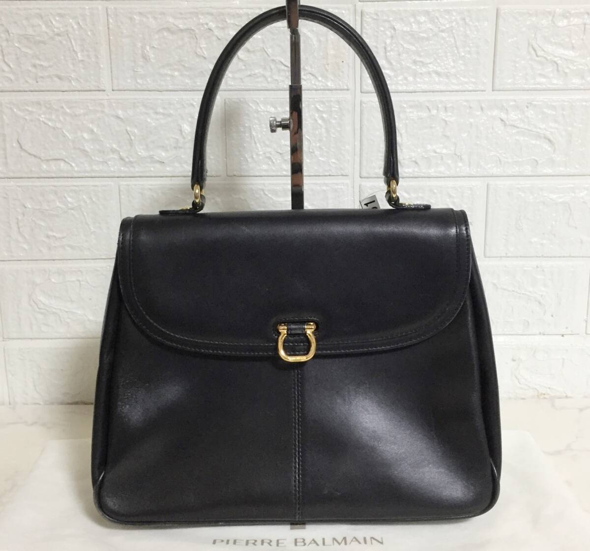 BALMAIN（PIERRE BALMAIN）希少ライダーズクラッチバック美品