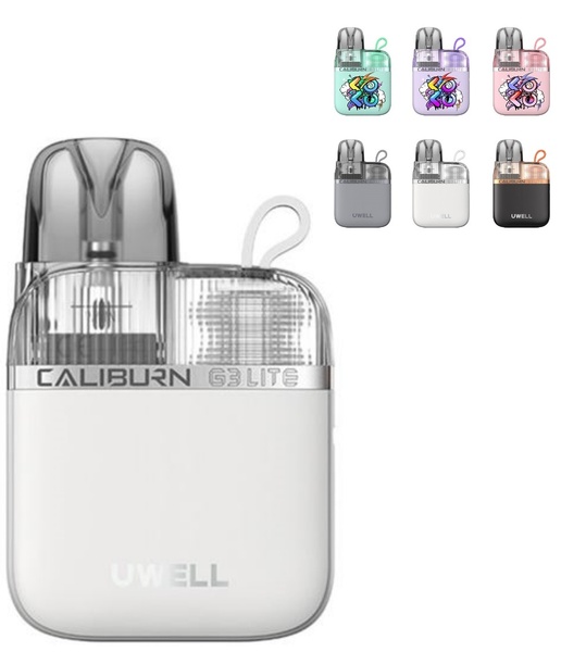 新品 Uwell Caliburn G3 Lite KOKO ホワイト ユーウェル カリバーン G3ライト ココ ポッド Pod スターターキット 電子タバコ Vape ベイプ
