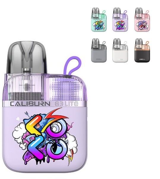 新品 Uwell Caliburn G3 Lite KOKO パープル ユーウェル カリバーン G3ライト ココ ポッド Pod スターターキット 電子タバコ Vape ベイプ