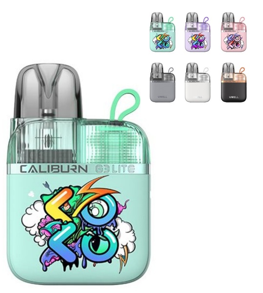 新品 Uwell Caliburn G3 Lite KOKO シアン ユーウェル カリバーン G3ライト ココ ポッド Pod スターターキット 電子タバコ Vape ベイプ