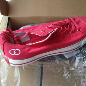 新品未使用 converse red fragment design All Star Low レッド US7.5 コンバース オールスター フラグメント 藤原ヒロシ