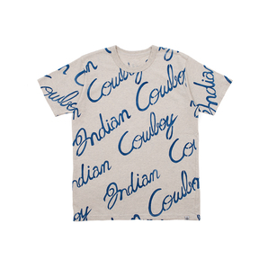 新品未着用 visvim STENCIL SCRIPT CREW S/S GREY 2016SS SPOT