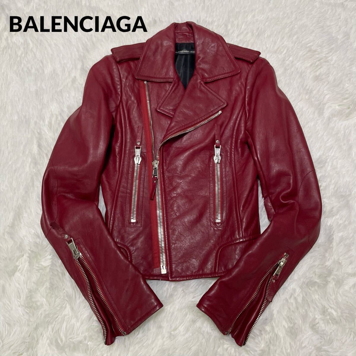 2025年最新】Yahoo!オークション -「balenciaga ライダース」の 2025年最新】Yahoo!オークション -「balenciaga ライダース」の