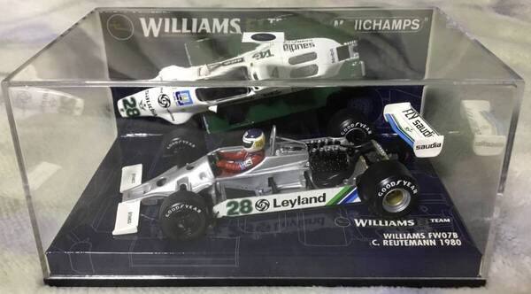 PMA 1/43 ウィリアムズ FW07B フォード・コスワース エンジン付 #28 カルロス・ロイテマン 1980年 アッパーカウル脱着可能 ウイリアムズ