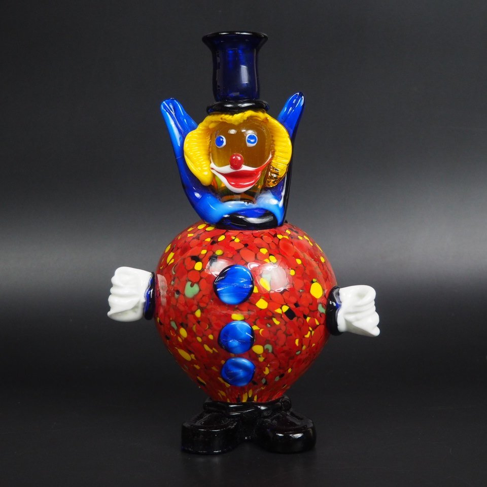 Yahoo!オークション -「ピエロ pierrot」(工芸ガラス) (ガラス Yahoo!オークション -「ピエロ pierrot」(工芸ガラス) (ガラス