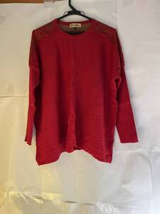 Yukiko Hamaiの赤のチュニック10号サイズ