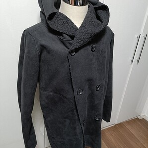ヒステリックグラマー HYSTERIC GLAMOUR ブラック ボアコート リバーシブル