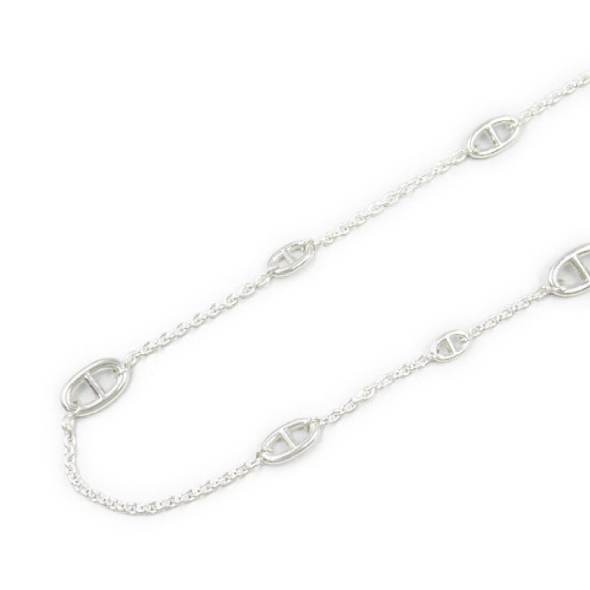 エルメス シェーヌダンクル ファランドール ネックレス ブランドオフ HERMES シルバー925 ネックレス 925 中古