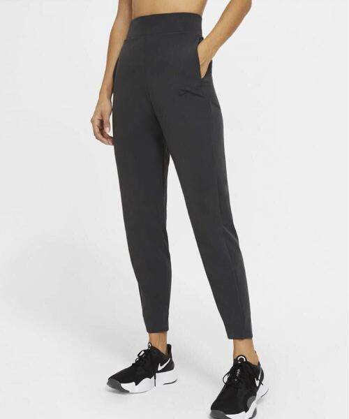 L 新品 NIKE ナイキ ウィメンズ DRI-FITブリス ビクトリー パンツ クロスパンツ トレーニングパンツ グレー テーパード