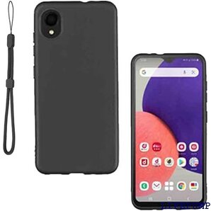 KSK Samsung Galaxy A22 5G d ギャラクシー エートゥエンティーツー ファイブジー 黒 996