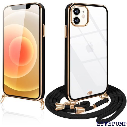 iPhone12 iphone12Pro ケース ショ 耐衝撃 シリコン アイフォン12/12Pro ブラック 1023