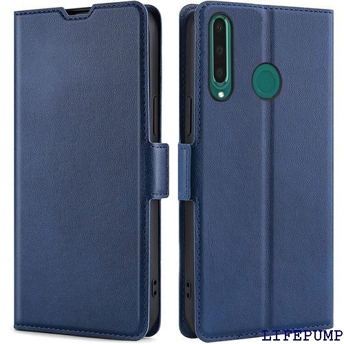 HUAWEI P30 lite ケース 手帳型 薄型 手帳ケース カード入れ スタンド 軽いケース ネイビー 1224