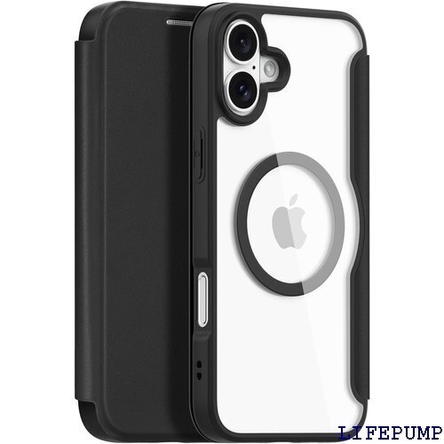 Taosan iPhone 16 用 ケース 手帳型 おしゃれ シンプル 薄型 軽量 スマホケース ブラック 2592