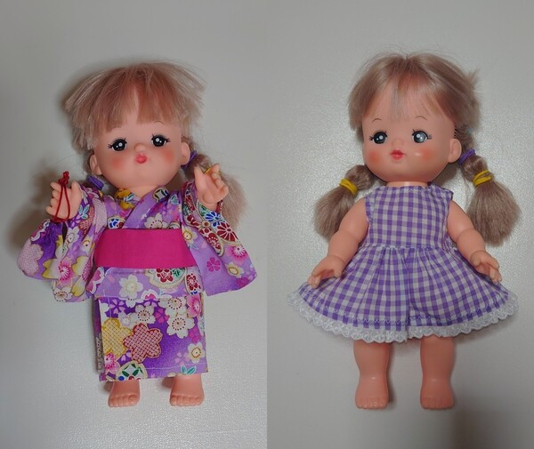 ハンドメイド メルちゃん服 着物 ワンピース 1