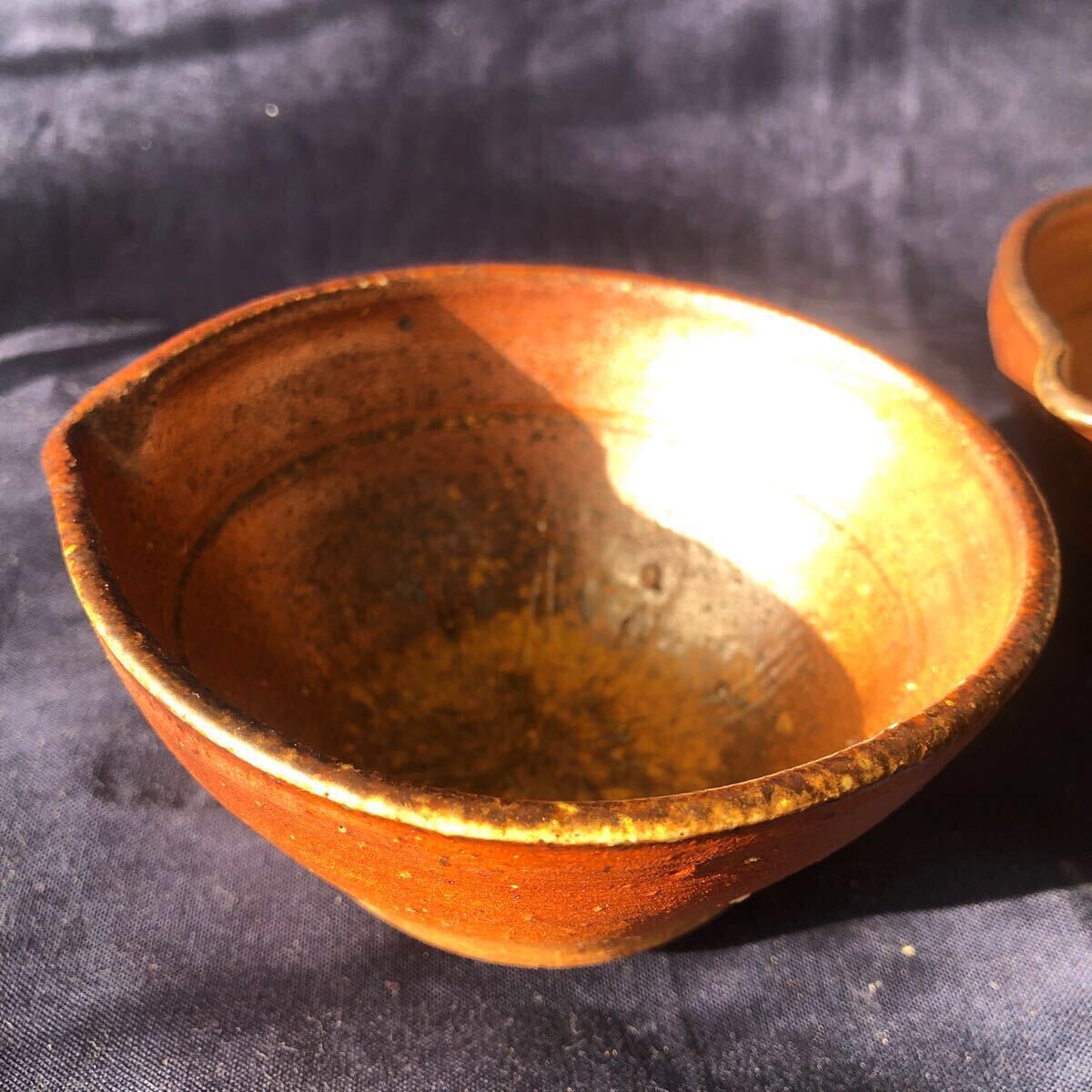 備前片口向付け６客セット (中村六郎 作) 備前片口向付け6客セット (中村六郎 作) 柳瀬美術店 / 中村六郎