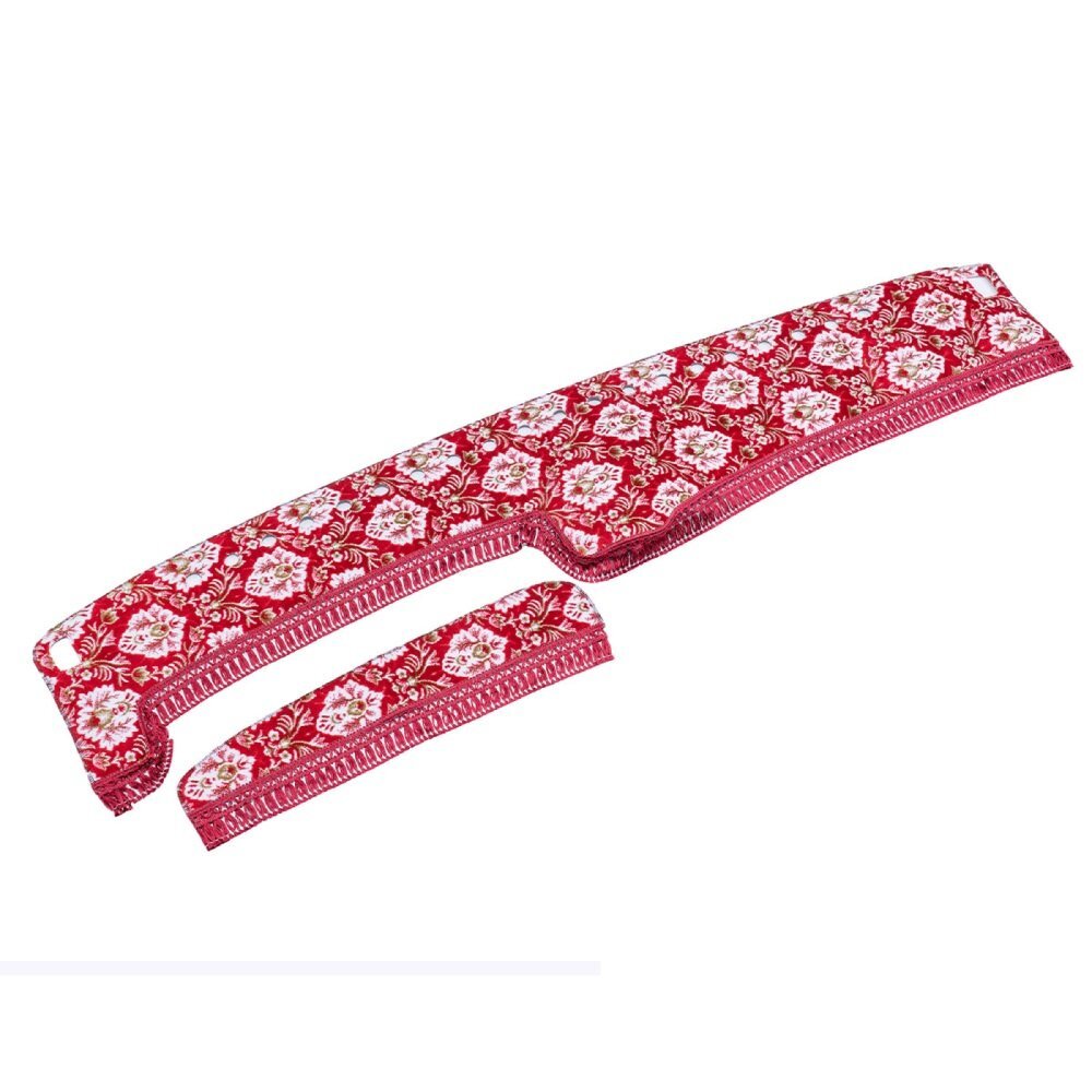 トラック用品 内装 金華山 新格子 ダッシュマット レッド 日野 レンジャープロワイド H14/02~(62) 【送料800円】